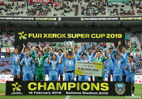 川崎Ｆはロンドン五輪得点王のレアンドロ ダミアンの一撃を最後まで守り抜き1-0で勝利した。悲願の初タイトルを獲得！【FUJI XEROX SUPER CUP 2019】