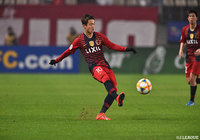 今シーズンから背番号「10」を託された安部 裕葵（鹿島）に掛かる期待は大きい【ACL プレーオフ 鹿島vsニューカッスルジェッツ】