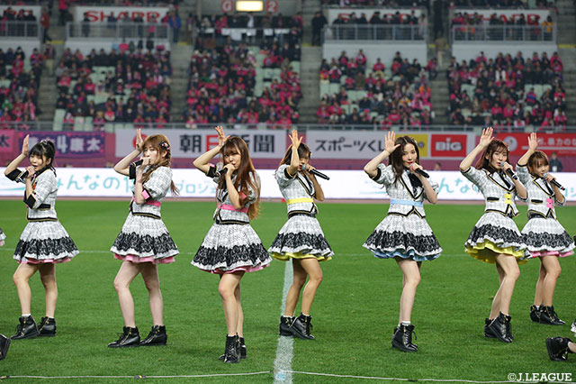 NMB48がハーフタイムライブを行い、会場を盛り上げます！【明治安田Ｊ１ 第1節 Ｃ大阪vs神戸】