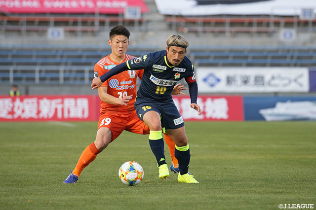 昨季19ゴールの船山 貴之（千葉）に期待がかかるも得点は奪えず【明治安田Ｊ２ 第1節 愛媛vs千葉】