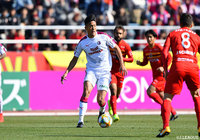 加入後初となるスタメン出場を果たした都倉 賢(C大阪)。前線でタメを作り、攻撃にリズムをもたらす【明治安田J1 第2節 名古屋vsC大阪】