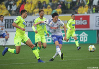 後半44分、矢野 貴章(新潟)がGKとの1対1を制して、勝負あり【明治安田J2 第2節 千葉vs新潟】