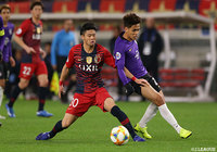 プロ初先発を飾った大卒ルーキーの名古 新太郎(鹿島)は後半42分までプレーした【ACL GS MD1 鹿島vsジョホール】