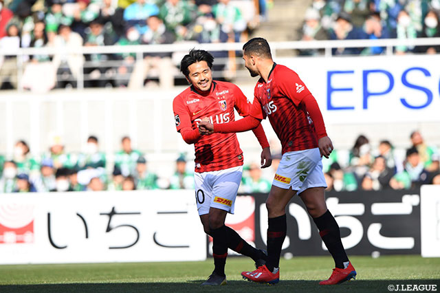 興梠 慎三（浦和/#30）がPKを冷静に沈め、今季の初得点を記録【明治安田Ｊ１ 第3節 松本vs浦和】