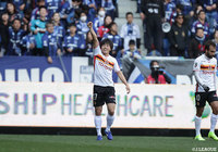 途中出場の相馬 勇紀（#27）がオウンゴールを誘発！名古屋が再び勝ち越しに成功【明治安田Ｊ１ 第3節 Ｇ大阪vs名古屋】