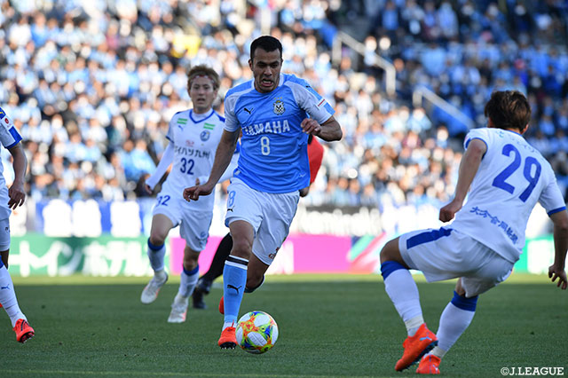 今季初の先発出場のムサエフ（磐田）はフル出場を果たし、ハードワークした【明治安田Ｊ１ 第3節 磐田vs大分】