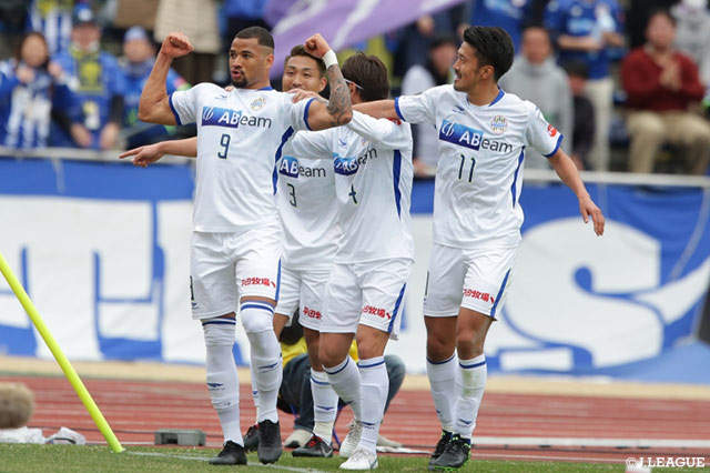 CKのチャンスにジェフェルソン バイアーノが頭で合わせ、山形がリードを3点に広げる【明治安田Ｊ２ 第3節 町田vs山形】