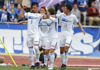 CKのチャンスにジェフェルソン バイアーノが頭で合わせ、山形がリードを3点に広げる【明治安田Ｊ２ 第3節 町田vs山形】