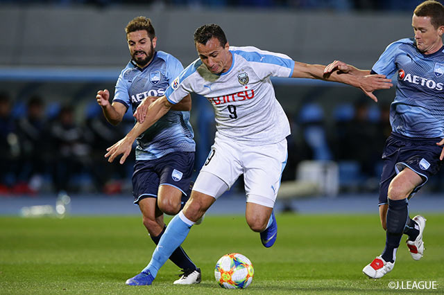 レアンドロ ダミアン（川崎Ｆ）は幾度も相手ゴールに迫るが、点を決められず後半18分に途中交代した【ACL GS MD2 川崎ＦvsシドニーＦＣ】