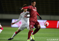 前節2得点のウェリントンだったが、この日はC大阪の守備陣を破ることができなかった【ルヴァンカップ GS第2節神戸vsC大阪】