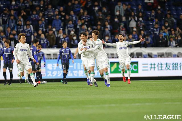 宮阪　政樹が得意のFKを沈め、アウェイの松本が先手を取る！【ルヴァンカップ GS第2節Ｇ大阪vs松本】