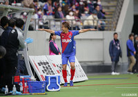 東 慶悟のスルーパスに永井 謙佑が快速を飛ばし抜け出すとGKとの1対1を制し、ホームのFC東京が均衡を破る【明治安田J1 第4節 FC東京vs名古屋】