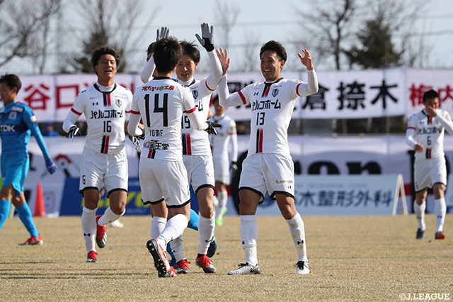 後半AT、嫁阪 翔太（岩手/#14）が試合を決定づける追加点を奪う！【明治安田Ｊ３ 第3節 岩手vs秋田】