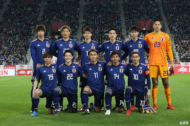 日本のスターティングメンバー。畠中 槙之輔（横浜FM）、橋本 拳人（FC東京）がＡ代表デビューを果たす【国際親善試合 日本vsボリビア】