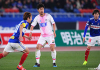 2トップの一角を担った豊田 陽平(鳥栖)。インパクトを残せず、後半33分に交代【明治安田J1 第5節 横浜FMvs鳥栖】