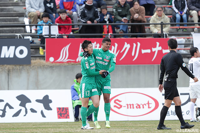 今季初先発の林 誠道（鳥取/#13）が先制点を獲得！【明治安田Ｊ３ 第4節 鳥取vs富山】