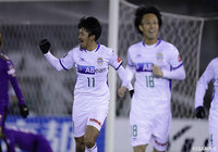 右サイドからのグラウンダーのクロスが京都の選手に当たってゴールに吸い込まれる。山形がラッキーな形で先制に成功【明治安田Ｊ２ 第7節 京都vs山形】