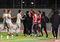 金子 昌広のクロスに杉浦 恭平がヘディングで合わせ、アウェイの金沢が先制点をゲット!【明治安田J2 第7節 鹿児島vs金沢】