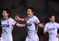 齊藤 和樹(#18)が味方からのパスを左足で沈め、岡山が先制!【明治安田J2 第7節 大宮vs岡山】