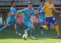 加入後、初先発のイサック クエンカ(鳥栖)。後半26分までプレーするも得点は生まれず【明治安田J1 第6節 仙台vs鳥栖】