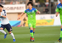 前節1ゴールを記録し、今シーズンのチームを牽引する松田 天馬(湘南)。フル出場を果たすも、決定的な仕事はできず【明治安田J1 第6節 湘南vs磐田】