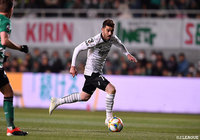 ダビド ビジャ（神戸）は先発出場を果たすも、ケガにより前半41分でピッチを後にした【明治安田Ｊ１ 第6節 松本vs神戸】