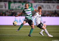 前田 大然(松本)は無得点ながらも、前線からのプレスなど守備面で貢献した【明治安田J1 第6節 松本vs神戸】