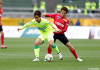 前節の決勝ゴールの起点となった堀米 勇輝(千葉)。この日は、自由に仕事をさせてもらえず【明治安田J2 第8節 金沢vs千葉】