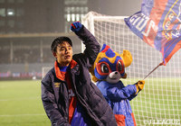 強烈なFKを叩き込み決勝ゴールをマークした久保 建英(FC東京)【ルヴァンカップ GS第3節FC東京vs鳥栖】