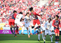 先制点を奪ったのは鹿島！CKのチャンスに犬飼 智也がドンピシャで合わせ、リードを奪う【明治安田Ｊ１ 第8節 鹿島vs仙台】