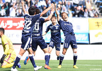 カウンターから前線に駆け上がった五領 淳樹が左足でのシュートを叩き込み、鹿児島が土壇場でゴールを獲得!【明治安田J2 第10節 鹿児島vs琉球】
