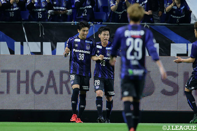 後半AT、途中出場の中村 敬斗（Ｇ大阪/#38）がチーム4点目を奪い、勝負あり【ルヴァンカップ GS 第4節 Ｇ大阪vs磐田】