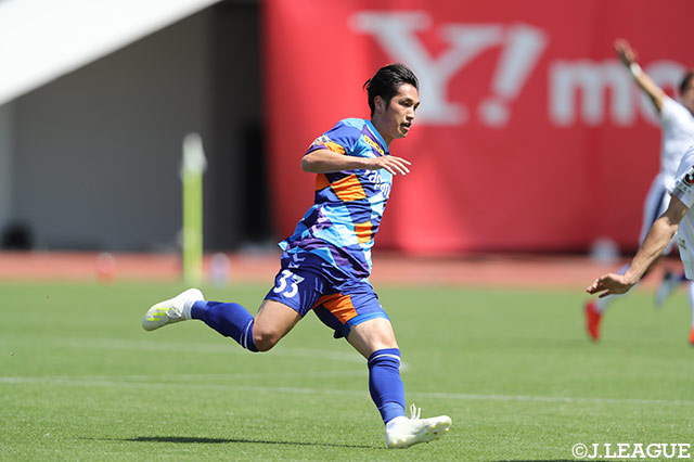 直近の2試合で3ゴールを奪っている呉屋 大翔（長崎）だが、この日は不発に終わった【明治安田Ｊ２ 第11節 長崎vs鹿児島】