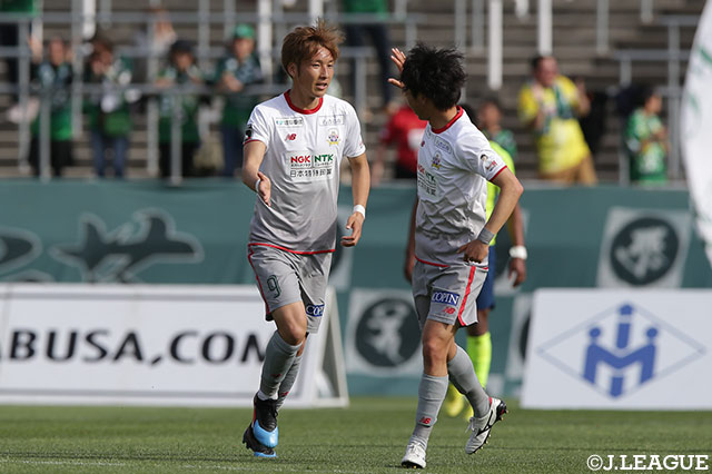 途中出場ながら同点ゴールを奪った山岸 祐也（岐阜/#9）【明治安田Ｊ２ 第11節 栃木vs岐阜】