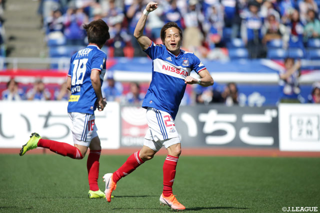 69分に仲川 輝人のゴールが決まり、横浜FMが同点に追いつく【明治安田Ｊ１ 第9節 横浜FMvs鹿島】