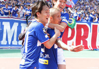 スルーパスに抜け出したマルコス ジュニオールが角度がない位置からニアサイドを打ち抜き、横浜FMが逆転に成功する！【明治安田Ｊ１ 第9節 横浜FMvs鹿島】