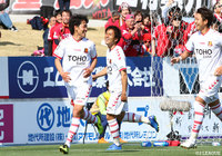 星 広太がこぼれ球を押し込み、福島が試合終盤に逆転に成功する【明治安田J3 第7節 八戸vs福島】
