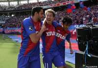 久保 建英のスルーパスを受けた永井 謙佑が冷静に流し込み、FC東京が前半終了間際にリードを奪う【明治安田Ｊ１ 第9節 FC東京vs松本】