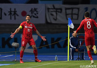 2ゴールを奪ったフッキ(上海上港/#10)。かつて在籍した川崎Fの前に立ちはだかった【ACL GS MD5 川崎Fvs上海上港】