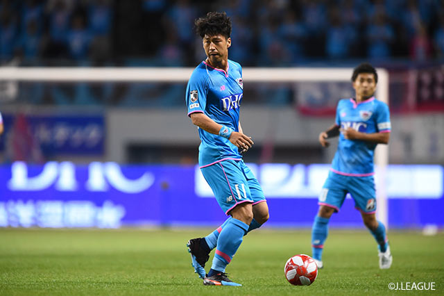 公式戦4試合ぶりの先発出場を果たした豊田 陽平（鳥栖）は、相手ゴールに迫るもゴールを奪えず【ルヴァンカップ GS 第5節 鳥栖vs柏】