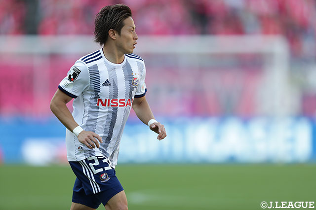前節、「Ｊ１令和初ゴール」を決めた仲川 輝人（横浜FM）。3試合連続となるゴールは奪えず【明治安田Ｊ１ 第11節 Ｃ大阪vs横浜FM】