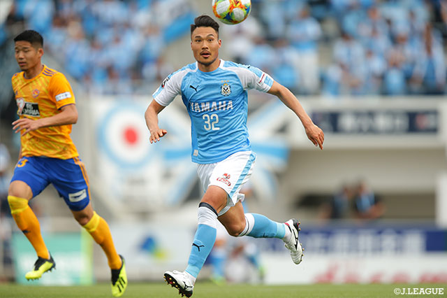 1G1Aの活躍をみせた中山 仁斗は89分までプレーした【明治安田Ｊ１ 第12節 磐田vs仙台】