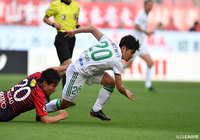 古巣鹿島との対戦となった杉本 太郎(松本)が強さをみせる【明治安田J1 第12節 鹿島vs松本】