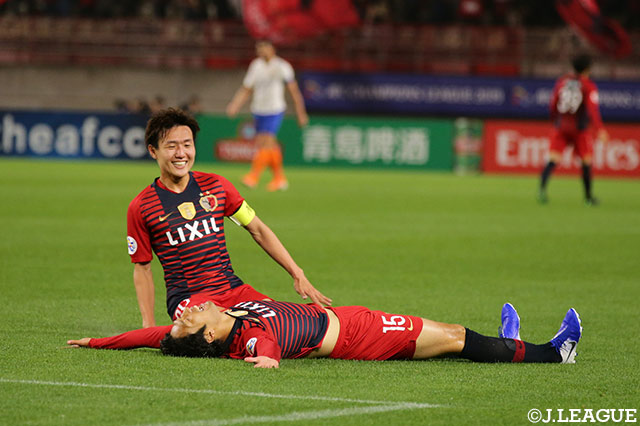 途中出場の伊藤 翔（#15）が、後半23分、同25分に立て続けにゴール！鹿島がわずか3分間で逆転に成功する【ACL GS MD6 鹿島vs山東魯能泰山】