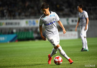 果敢にシュートを打つなど90分に渡りアピールをし続けた食野 亮太郎(G大阪)【ルヴァンカップ GS 第6節 松本vsG大阪】