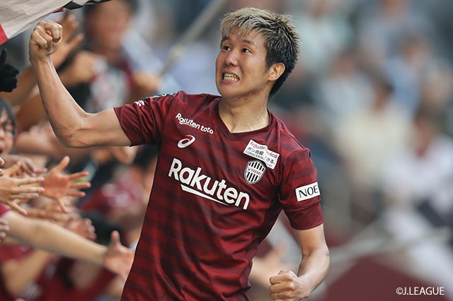 トリッキーなパスに素早く反応した三田 啓貴がPA付近から強烈なシュートを突き刺し、神戸が貴重な追加点を挙げる【明治安田Ｊ１ 第13節 神戸vs湘南】