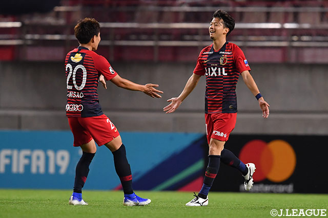 後半27分、白崎 凌兵の強烈なミドルシュートがネットに突き刺さり、鹿島が追加点を獲得！【明治安田Ｊ１ 第15節 鹿島vsＣ大阪】