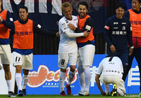 立て続けに2得点を奪い、富山の逆転勝利に大きく貢献した高橋 駿太(#8)【明治安田J3 第12節 藤枝vs富山】