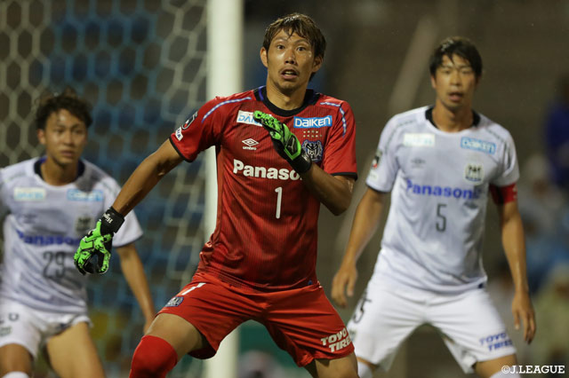 正確なキャッチングや好セーブで無失点で抑えた東口 順昭（Ｇ大阪）【明治安田Ｊ１ 第15節 磐田vsＧ大阪】