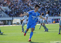 待望の先制点をもたらした前澤 甲気(沼津)【明治安田J3 第12節 沼津vs秋田】